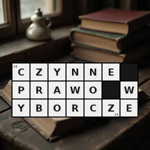 Hasło krzyżówkowe uprawnienie do głosowania na kandydatów w wyborach - czynne prawo wyborcze – rozwiązanie, synonimy, podpowiedzi i definicje krzyżówkowe